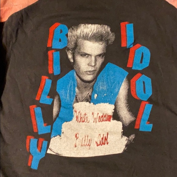 Billy Idol Raglan Shirt - Picture 5 of 6